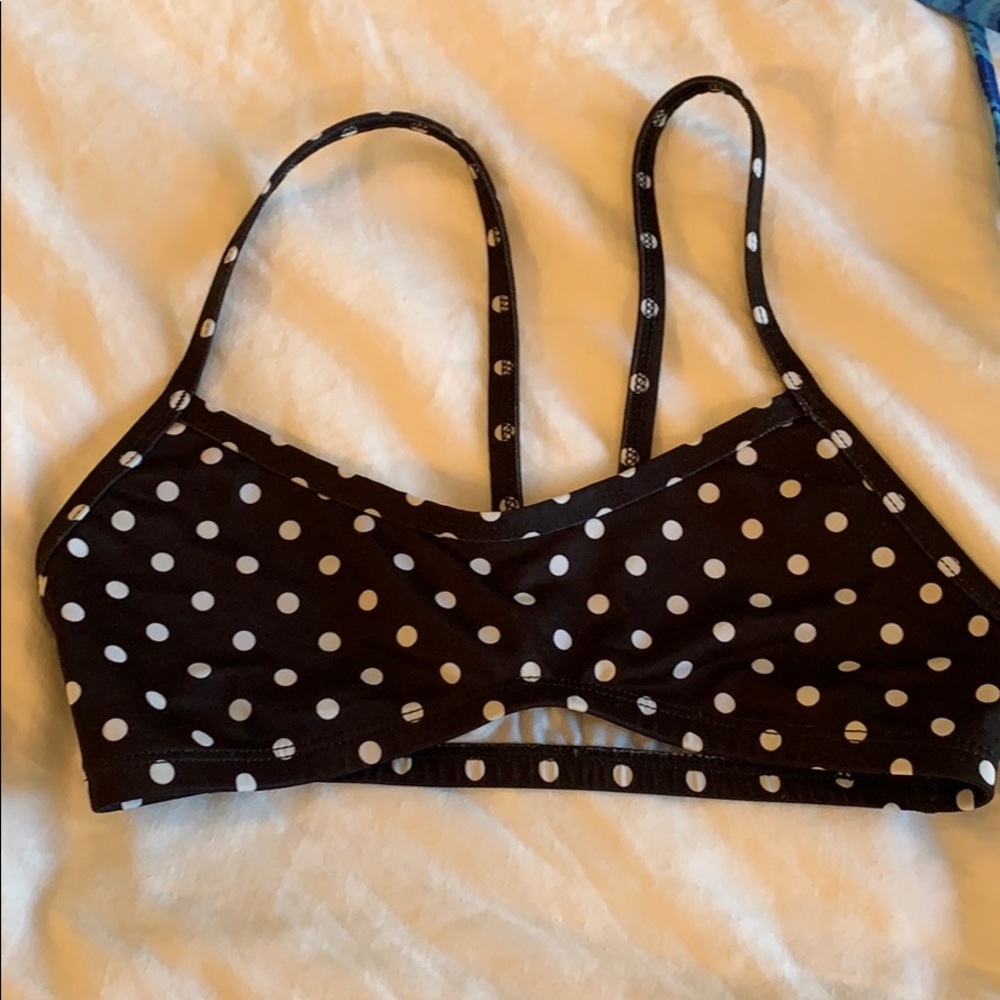 JOLYN pin dot fixed back top